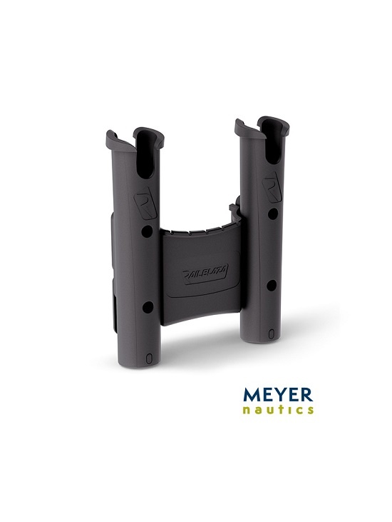 Railblaza Rutenhalter zweifach schwarz Bild 2